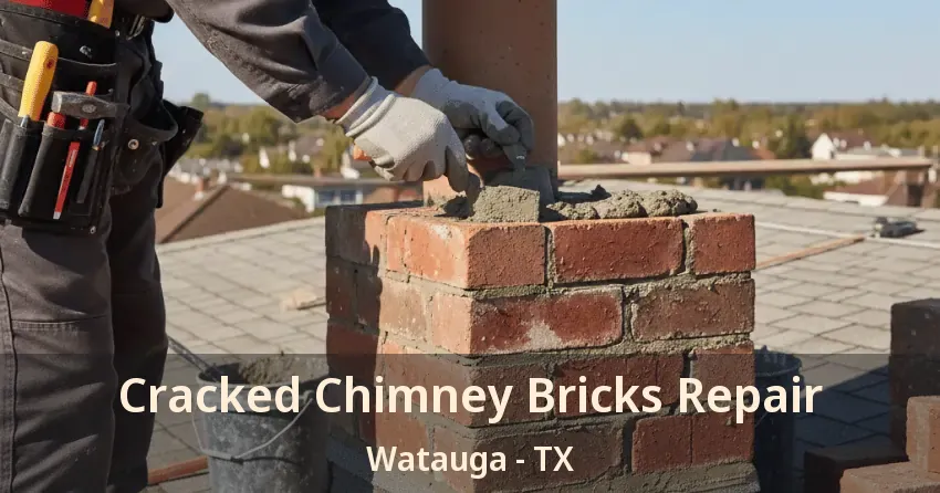 Cracked Chimney Bricks Repair Watauga - TX